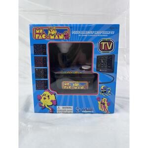 Ms. Pac-Man Gaming System Bandai Namco Plug Directly Into TV Open Box